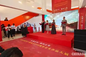 “礼赞百年·银川之光”——庆祝中国共产党成立100周年艺术作品展在宁夏银川开展图片