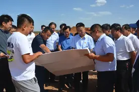 李世书调研神木西站综合物流园区项目推进情况图片