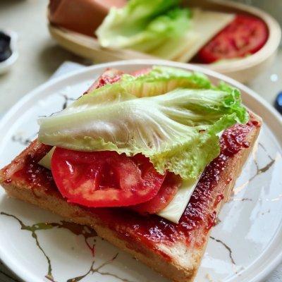 十分钟快手早餐｜开放式三明治
