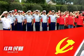 常德临澧：“火焰蓝”牵手“志愿红”“六个一”庆祝建党100周年图片