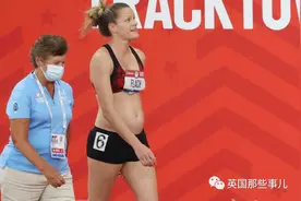 女运动员怀孕18周上田径赛场，40度高温完成七项全能…网友吵翻图片
