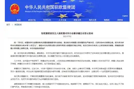 中国使团：欧盟使节访疆未成行原因是欧方设置先决条件图片
