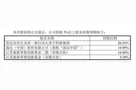 苏宁易购：深圳国际终止入股，江苏国资联合产业资本获其16.96%股权图片