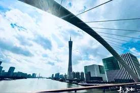 晋级广州新地标，海心桥简洁不简单图片
