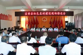 宜黄县红色名村建设现场推进会召开图片