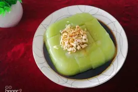 #夏日开胃餐#超简单版的夏日菠菜凉粉图片