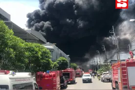 泰国台资化工厂大爆炸已致1死60伤，烟雾弥漫致癌物质图片
