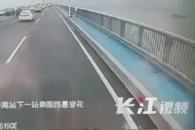 惊险！长江大桥上，有人死死拽住小伙，公交司机乘客一拥而上……图片
