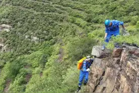老人爬野山失联4天4夜 救援队：被找到时裤子都丢了图片