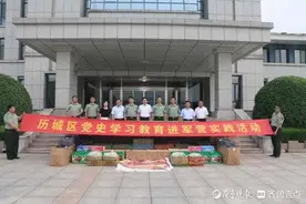 济南市历城区开展党史学习教育进军营实践活动图片