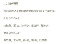 中国跳水队公布东京奥运名单 老带新共捍梦之队荣耀图片