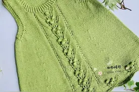 超可爱百搭，娃娃家2·0女童背心裙（有编织图解）图片