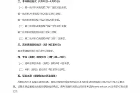 高考录取时间公布图片