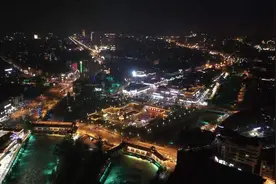 绝美！航拍都江堰 看治愈系夏夜图片