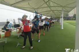 最后冲刺！新疆射箭队“箭”指全运会图片