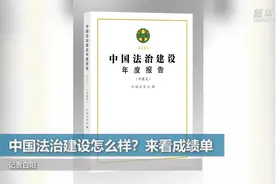 中国法治建设怎么样？来看成绩单视频封面