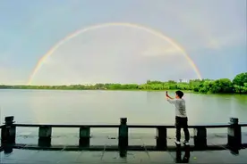 美翻！雨后双彩虹，你看见了吗图片