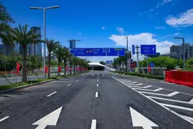 前海地下道路顺利开通 开辟前海—南山—龙华—龙岗快速畅行新通道图片