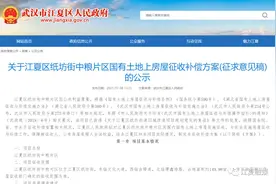 纸坊街这个片区房屋征收补偿方案（征求意见稿）公示图片