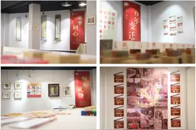 上师大学生美育实践作品展，从策展、作品创作、讲解、到布展，均由上师大学子完成图片