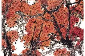 陈永锵：墨酣色浓写东风 顶天立地自成姿图片