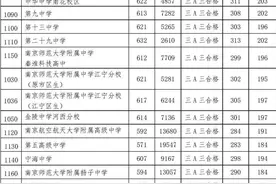 速围观！南京中招第一批次部分高中投档控制线出炉图片