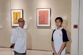 麻涌两父女同绘红色题材作品，双双获得市比赛一等奖图片