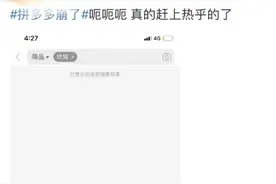 拼多多崩了登上热搜，目前已恢复正常图片