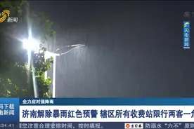 最新！济南解除暴雨红色预警信号，辖区所有收费站限行两客一危视频封面