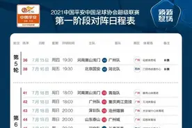 三天一轮！中超最新赛程出炉，山东泰山18日战广州城图片