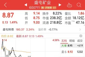 动力电池金属产销量大幅提升 盛屯矿业上半年业绩预增18倍至20倍图片