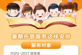 暑期托管下周一开始！北京暑期托管和课后服务安排一图读懂图片