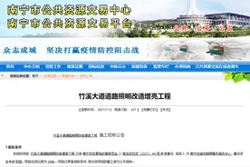 南宁这条道路将更明亮！安装64杆双臂路灯、增加安装路灯273套图片