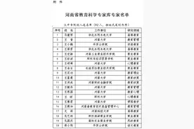 速看！河南省教育科学专家库专家名单公布！图片