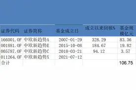 渠道定制还是持营压力？中欧新趋势增加X份额，基民不捧场图片