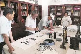 打造乡村文化振兴书画特色村图片