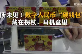 前所未见！数字人民币“硬钱包”藏在拐杖、耳机盒里视频封面