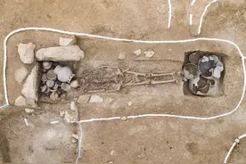 韩媒：韩国出土1500年前身高1米8人骨（图）图片