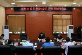 【关注】柳州市政协主席陈鸿宁到融安调研，这个工作被认可图片