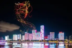 巨龙腾飞！世界遗产现身中国福州上空！今夜值得永恒珍藏「组图」图片
