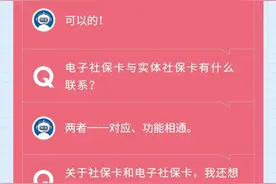 【关注】领取电子社保卡后，实体社保卡仍可以使用吗？图片