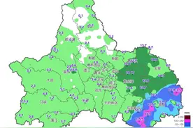 成都暴雨黄色预警解除 仅东部个别地方有强降水图片