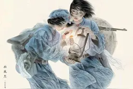 25年前李青稞创作的《西风烈》如今被中国共产党历史展览馆永久收藏图片
