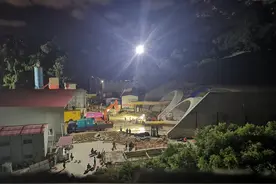 现场直击！珠海石景山隧道透水事故航拍图曝光：吉大水库水量已排出大半图片