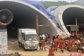 广州14支救援队伍赴珠海石景山隧道透水事故现场救援图片