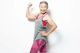 日本90岁女教练，每天只睡4小时，目标是活到100岁图片