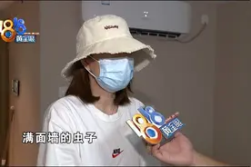 墙体发霉长虫子，中介说正常居住图片