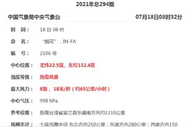 第6号台风“烟花”今晨正式生成！南海热带低压正在酝酿……图片