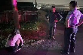 金山一少女深夜独自离家，幸亏被及时发现图片