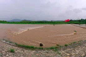 十三陵七孔桥“花海”变“大海”，已暂停开放图片